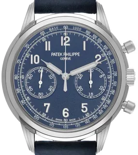 Patek Philippe Chronograph 5172G-001 41mm White gold Blue