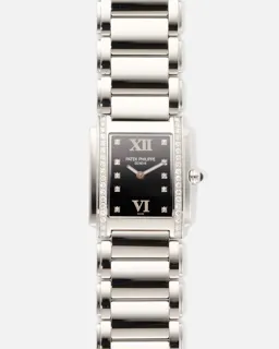 Patek Philippe Twenty~4 4910/10A-001 25mm Stainless steel Black