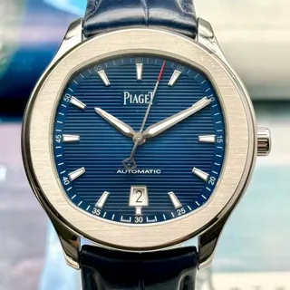 Piaget Polo S G0A43001 42mm Stainless steel Blue