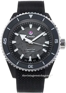 Rado Captain Cook R32127156 43mm Ceramic and Titanium and Stainless steel and PVD Black