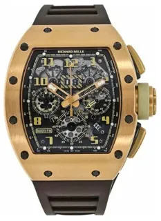 Richard Mille RM 011 Rm 011 Ao Rg Ivory Rose gold Skeletonized