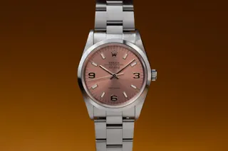 Rolex Air King 14000 34mm Stainless steel Salmon