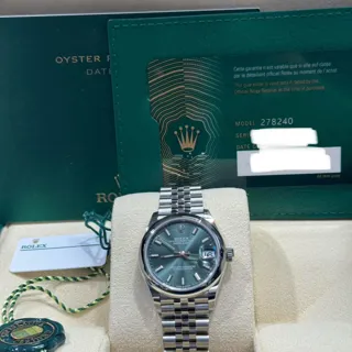 Rolex Datejust 278240-0012 Stainless steel Green