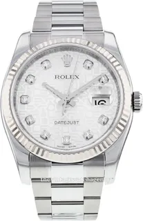 Rolex Datejust 36 116234-0135 White gold and Stainless steel Silver