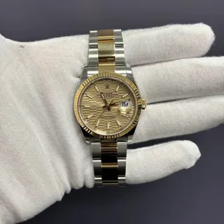 Rolex Datejust 126233-0040 Yellow gold and Stainless steel Champagne