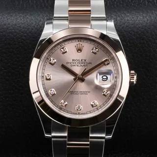 Rolex Datejust 41 126301 Rose gold and Stainless steel Gray