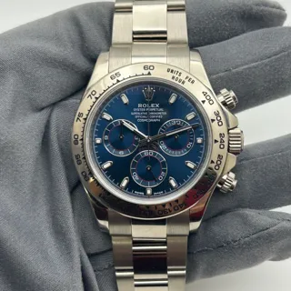 Rolex Cosmograph Daytona 116509-0071 White gold Blue