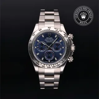 Rolex Daytona 116509-0071 White gold Blue