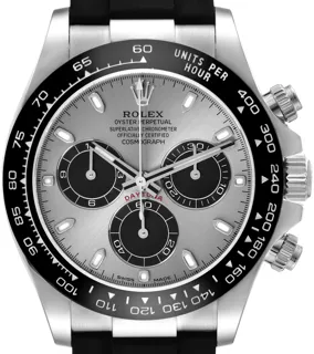 Rolex Daytona 116519LN White gold Silver