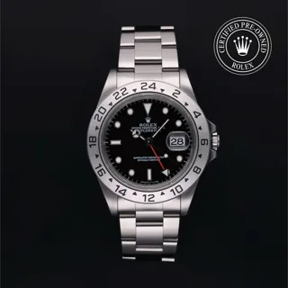 Rolex Explorer II 16570 40mm Stainless steel Black