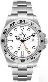 Rolex Explorer II 216570-0001 42mm Stainless steel White