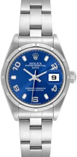 Rolex Oyster Perpetual Date 79190 Stainless steel Blue