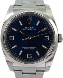 Rolex Oyster Stainless steel Blue