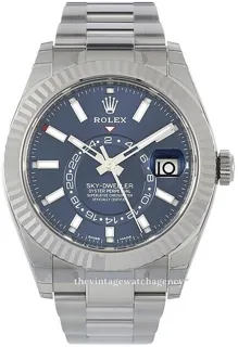 Rolex Sky-Dweller 326934-0003 42mm White gold and Stainless steel Blue