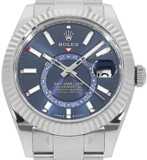 Rolex Sky-Dweller 336934 Edelstahl Blau