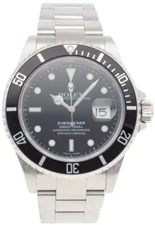 Rolex Submariner 16610 Stainless steel Black