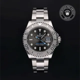 Rolex Yacht-Master 126622-0001 40mm Platinum and Stainless steel Gray