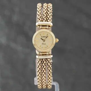 Tissot CaDOra Yellow gold Champagne