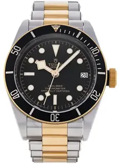 Tudor Black Bay 79733N-0008 41mm Yellow gold and Stainless steel Black