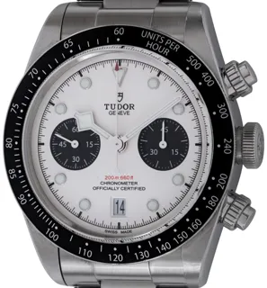 Tudor Black Bay Chronograph 79360N-0002 41mm Stainless steel Silver