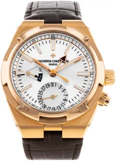 Vacheron Constantin Overseas Dual Time 7900V/000R-B336 Rose gold Silver