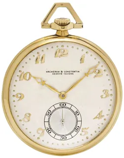 Vacheron Constantin 27052310 18k yellow gold silver satin