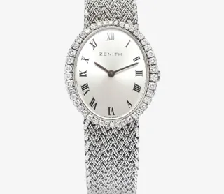 Zenith 27mm 18k white gold