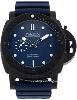 Panerai Submersible PAM 01232 44mm Carbotech Blue