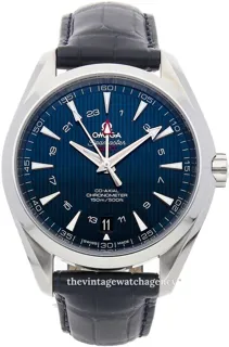 Omega Aqua Terra 231.13.43.22.03.001 43mm Stainless steel Blue