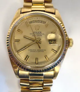 Rolex Oyster Perpetual Day-Date 18k yellow gold