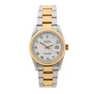 Rolex Datejust 36 16203 18k Gold and Stainless steel