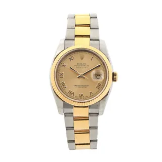 Rolex Datejust 36 116233 18k Gold and Stainless steel