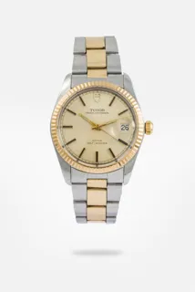 Tudor Prince Oysterdate 9071 34mm Yellow gold and Stainless steel Champagne