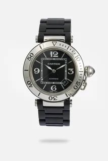 Cartier Pasha Seatimer 2790 40mm Stainless steel Black