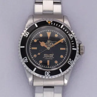 Rolex Submariner 5512 40mm Stainless steel Black