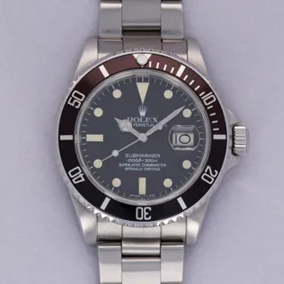 Rolex Submariner 16800 40mm Stainless steel Black