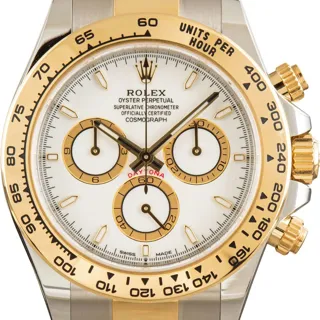 Rolex Daytona 126503 Stainless steel and 18k yellow gold White