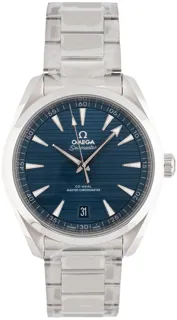 Omega Aqua Terra 220.10.41.21.03.004 41mm Stainless steel Blue