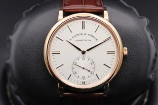 A. Lange Saxonia Automatic 380.033 Rose gold Silver