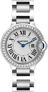 Cartier Ballon Bleu 28mm W4BB0015 28mm Stainless steel White