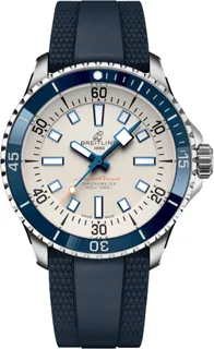 Breitling Superocean A17375E71G1S1 42mm Stainless steel White