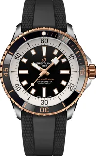 Breitling Superocean U17375211B1S1 42mm Stainless steel and Red gold Black