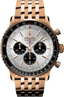 Breitling Navitimer RB0137241G1R1 46mm Red gold Silver