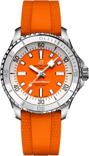 Breitling Superocean A17377211O1S1 36mm Stainless steel Orange