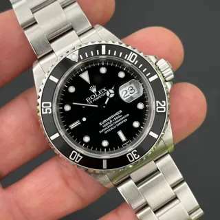 Rolex Submariner 16610 Stainless steel Black