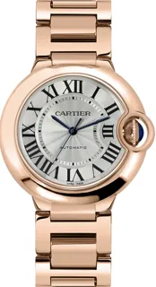 Cartier Ballon Bleu 36mm W69004Z2 36mm Rose gold Silver