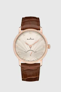 Blancpain Villeret Ultra-Slim 6653-3642-55A 40mm Rose gold Silver