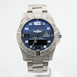 Breitling Aerospace E79363 43mm Titanium Blue