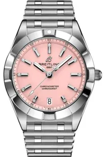 Breitling Chronomat A77310101K1A1 32mm Stainless steel Pink