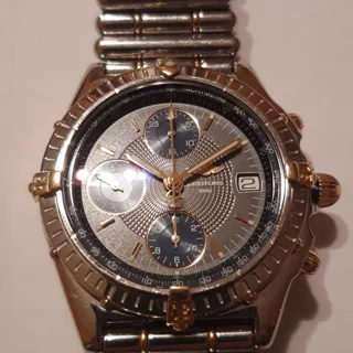 Breitling Chronomat B13050.1 39mm Yellow gold and Stainless steel Gray